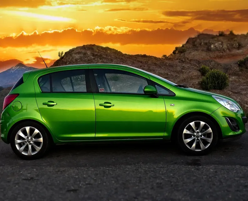 Screenshot Opel Corsa rent a car Girona